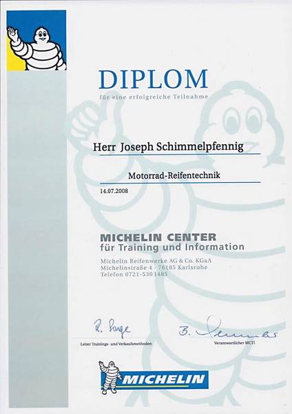 Diplom Motorrad-Reifentechnik