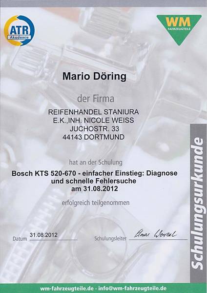 Schulung: Bosch KTS 520-670 - einfacher Einstieg: Diagnose und schnelle Fehlersuche